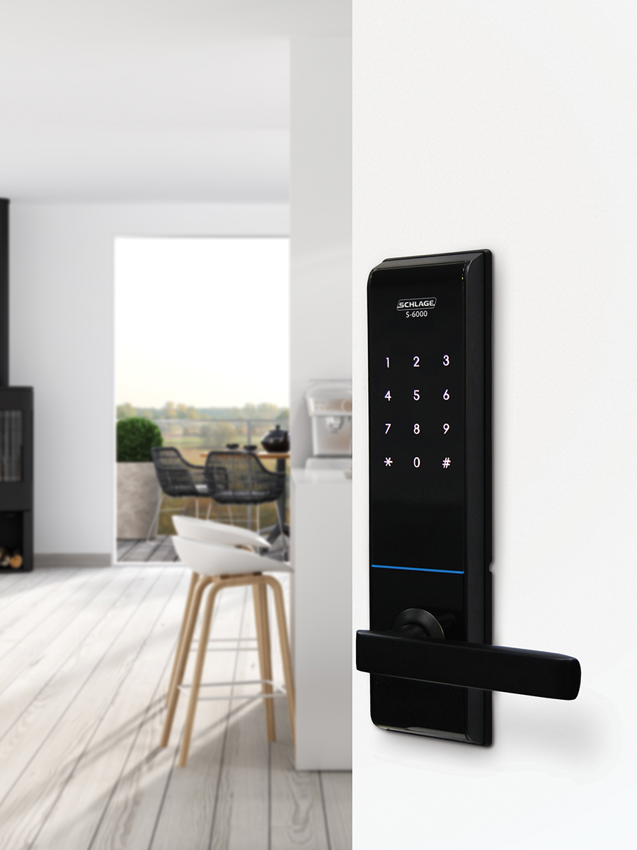 Schlage SDL-6000YS Digital Smart Lock With Pin Code, Card Key & Manual Key