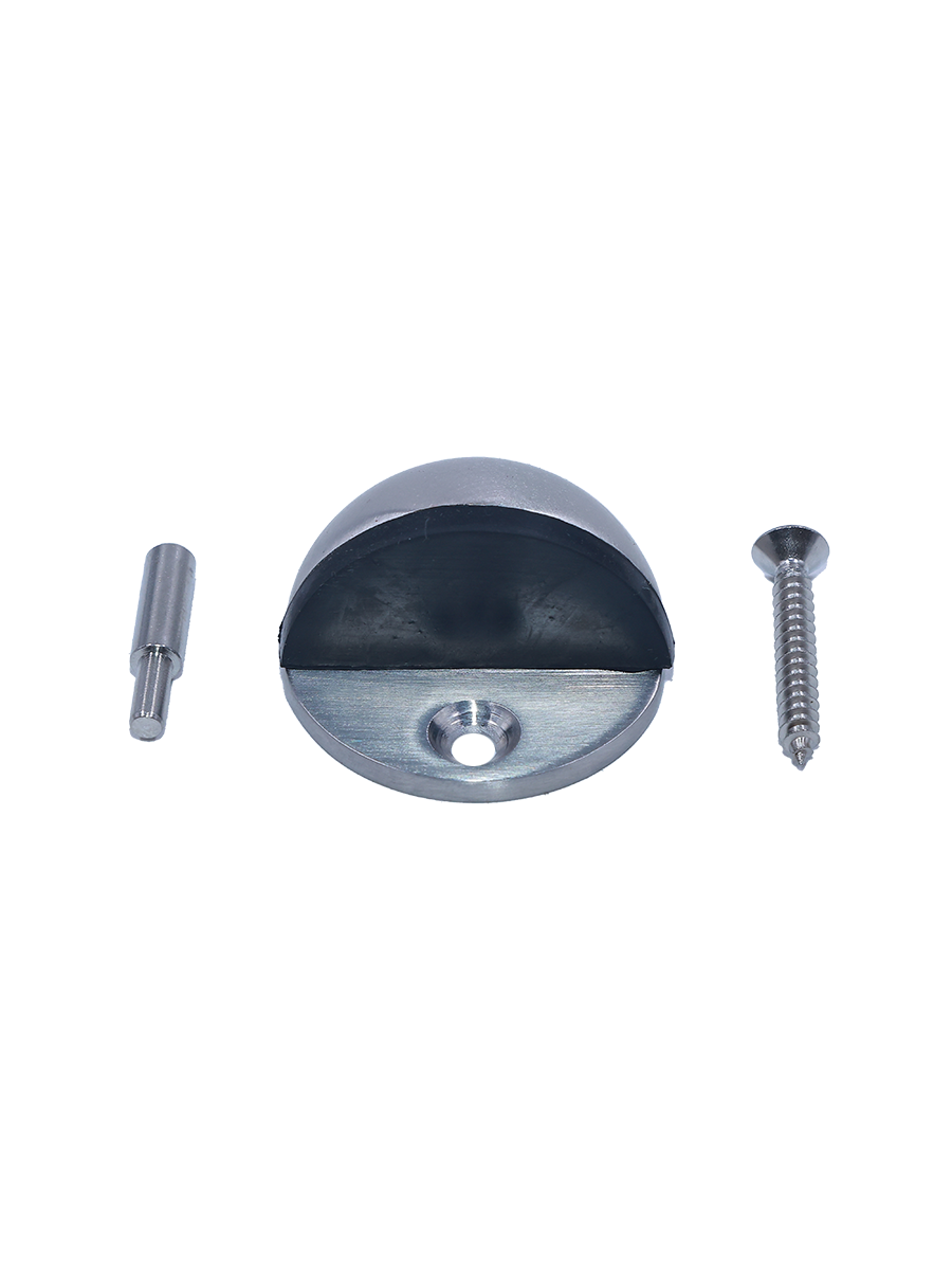 Briton 4740.SS Domed Floor Mounted Door Stop, 45mm Dia. Base, Stainless Steel Grade 304