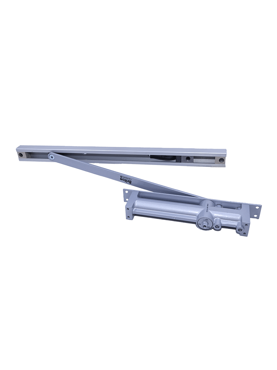 Briton C2803.SES.HO Rack and Pinion Concealed Track arm door closer size, fixed size EN 3 with HO Clip