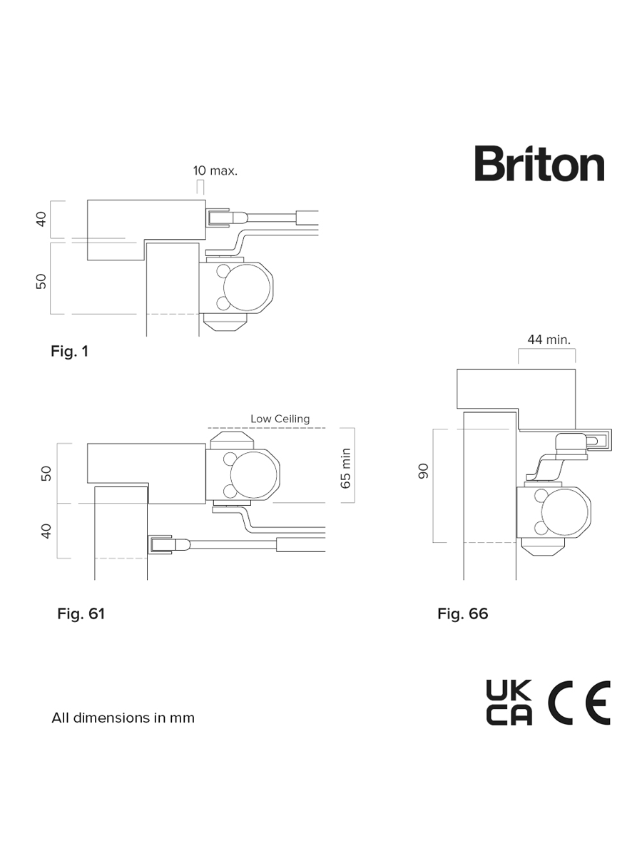 Briton 121CE.SES Door Closer Fixed Size 3 For Fire Doors