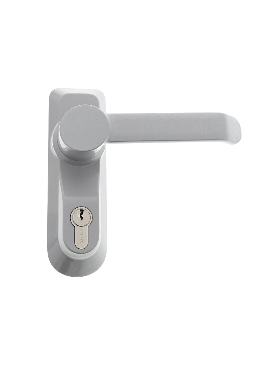 Briton 1413E/LE/SE Outside Access Device - Lever Operated c/w Euro-Profile Cylinder