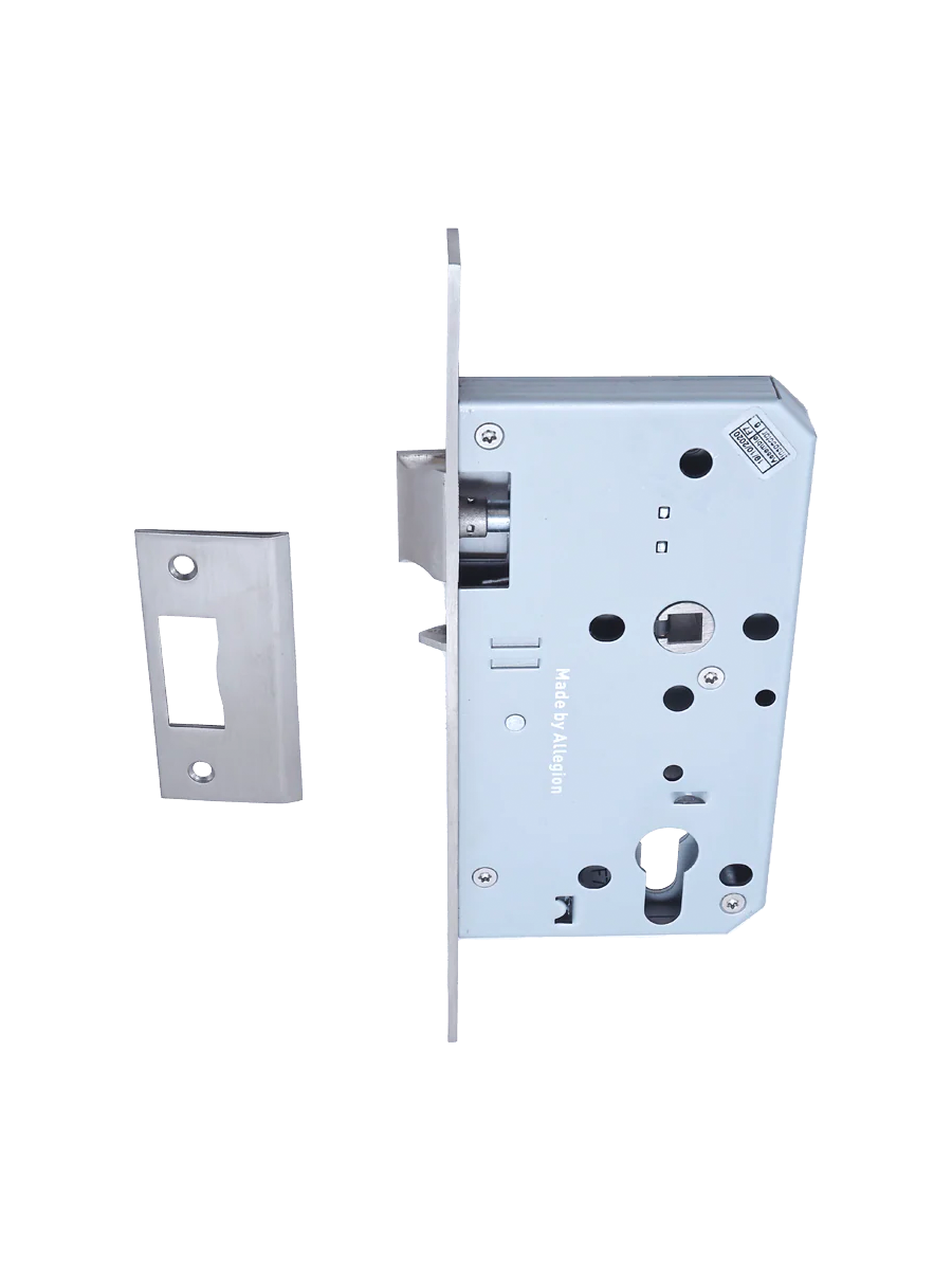 Briton EL3050.60.SS-A24 Nightlatch - Euro Profile 60mm Backset 72mm Centres Square Forend - with anti-thrust 24mm