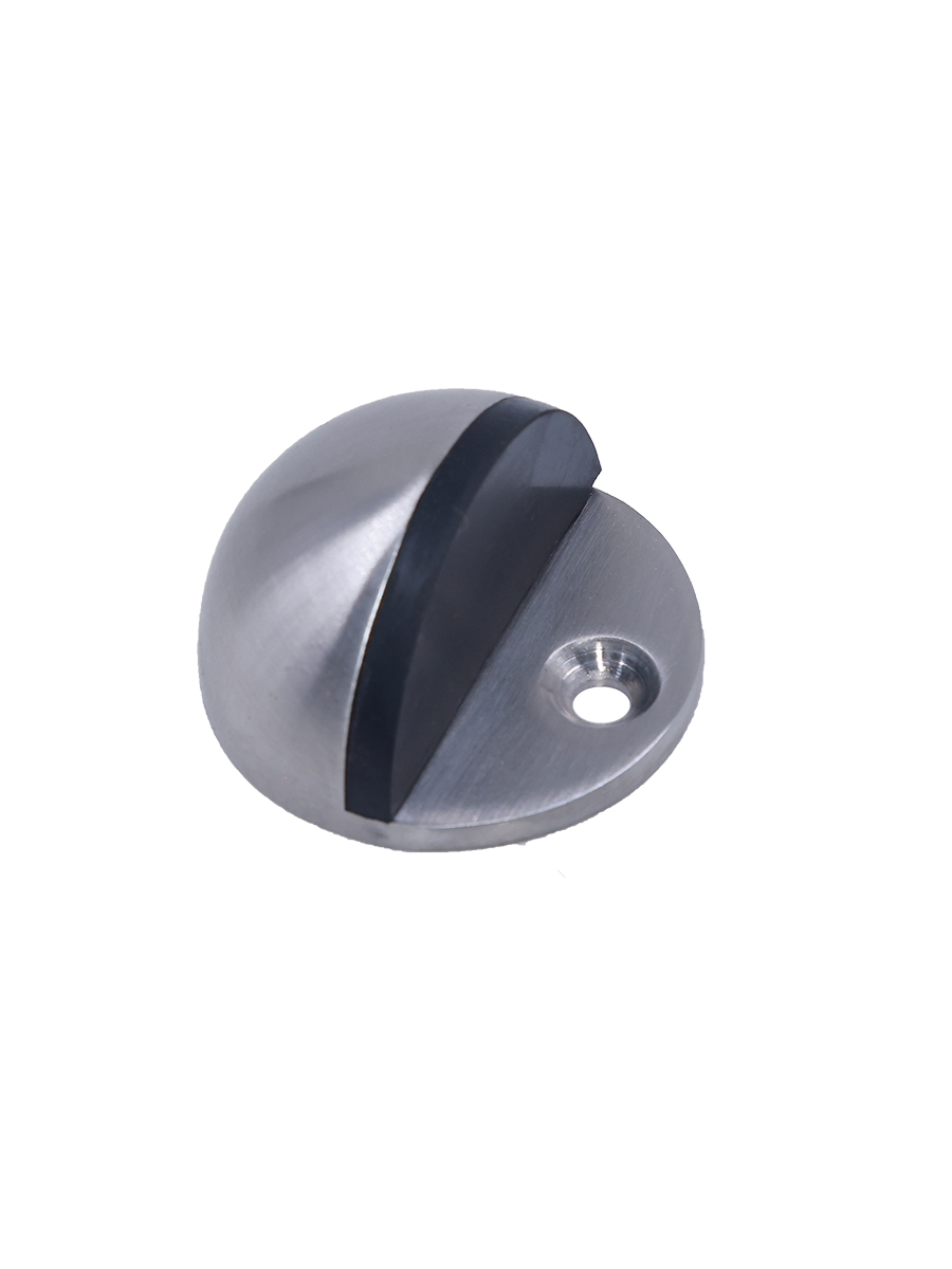 Briton 4740.SS  Domed Floor Mounted Door Stop, 45mm Dia. Base, Stainless Steel Grade 304