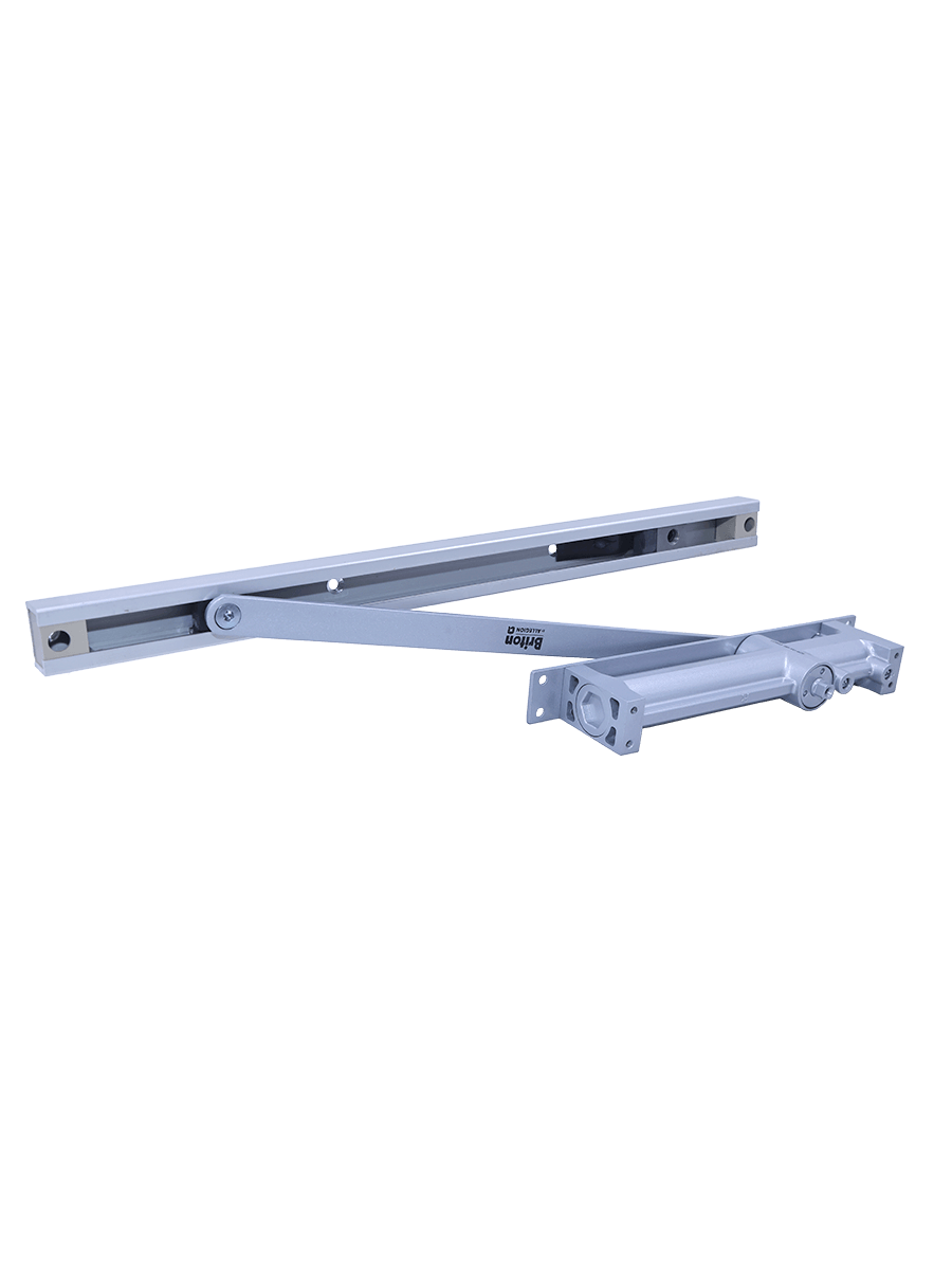 Briton C2803.SES.HO Rack and Pinion Concealed Track arm door closer size, fixed size EN 3 with HO Clip